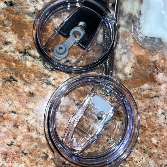 Rose gold shimmer funny travel coffee mug - Picture 3 of 7